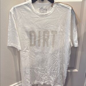 Faherty White Short Sleeve Tee Minimalist Design
